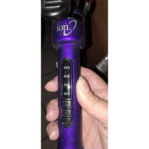 Ion Titanium Pro Curling Iron, 1-1/4 Inch, Maximum Curl TESTED/WORKS EUC - Picture 2 of 4